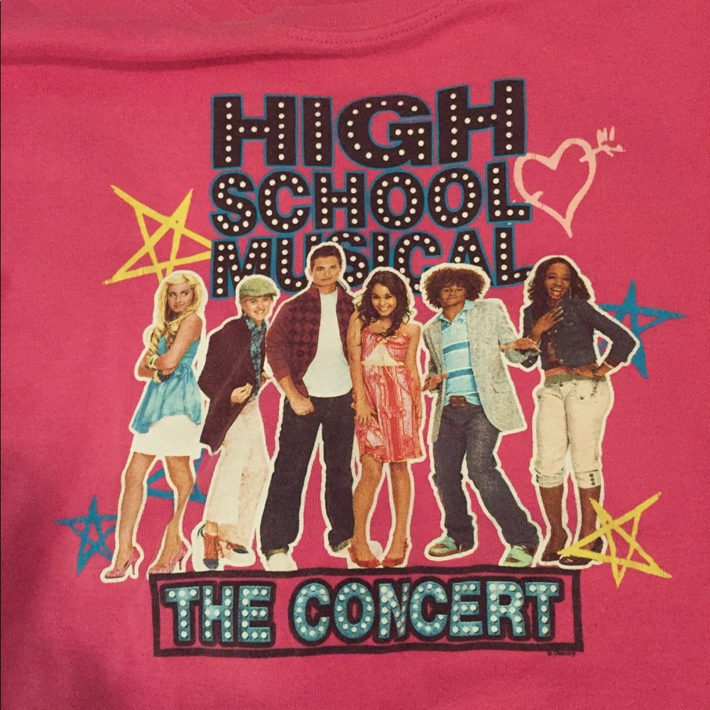 High School Musical concert T-shirt Pink size L